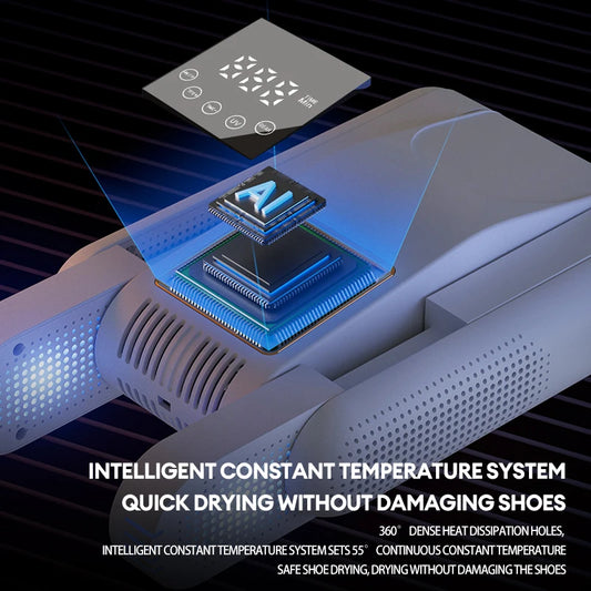 220V Shoe dryer Electric drying Dual V Bracker Foot Boot dryer Fast Smart Display Shoes Dry Constant Temperature Boot dryer EU