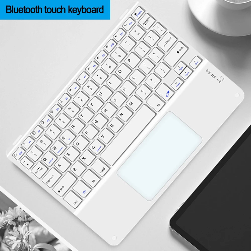 Touchpad Bluetooth Keyboard For Smart Phone PC Computer Laptop Wireless Keyboard For iOS Android Windows for iPad Keyoboard