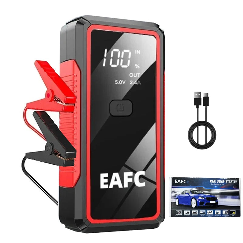 EAFC 2000A Car Jump Starter Portable Power Bank 20000mAh Car Battery Booster 12V Auxiliary Starting Device for Diesel Gasoline