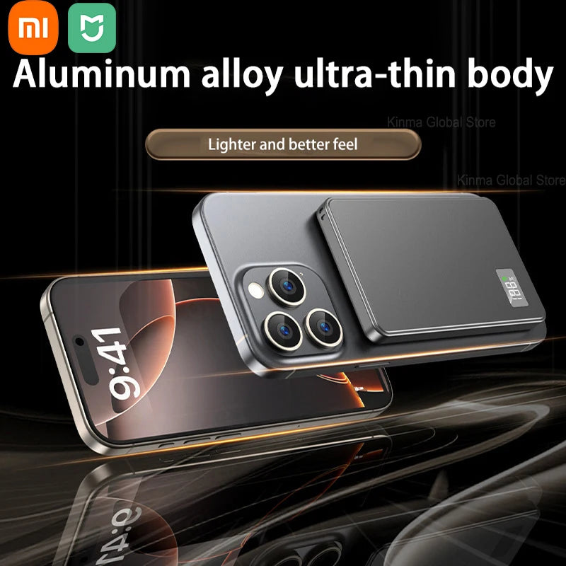 Xiaomi Mijia 50000mAh Portable Magnetic Wireless PowerBank PD22.5W Fast Charging External Battery for Magsafe For iPhone Samsung