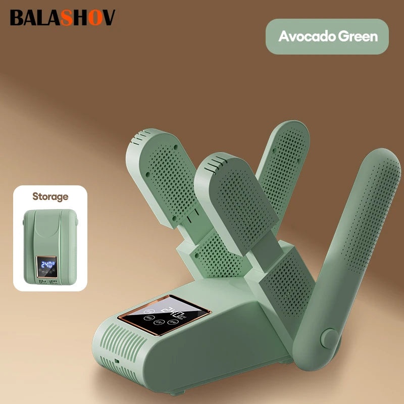 220V Shoe dryer Electric drying Dual V Bracker Foot Boot dryer Fast Smart Display Shoes Dry Constant Temperature Boot dryer EU