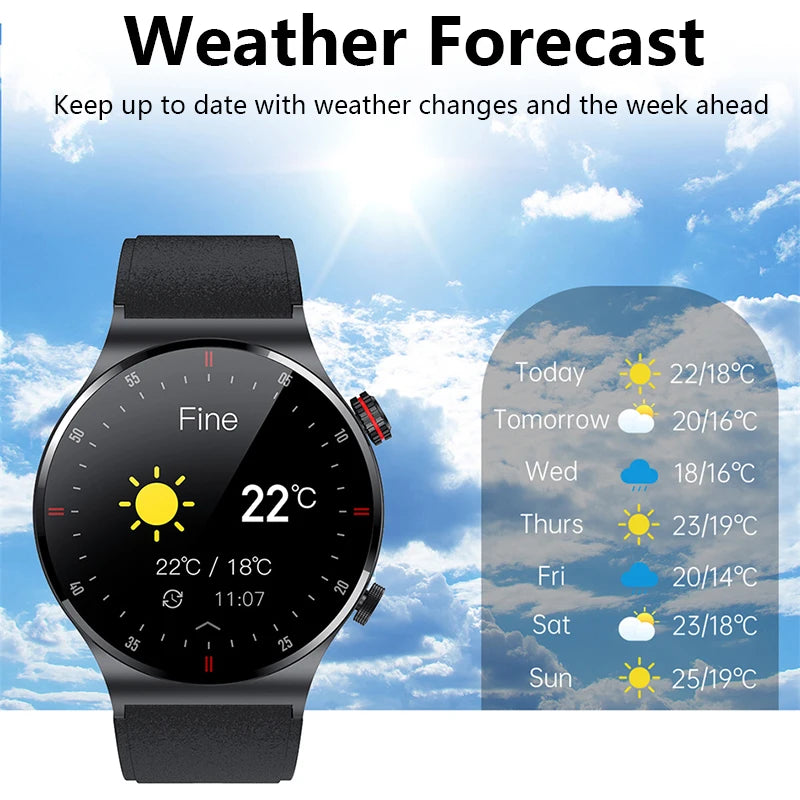 For Huawei GPS NFC ECG+PPG Smart Watch Men Bluetooth Call Fitness Tracker 100+ Sports Mode IP68 Waterproof Smartwatch Man 2025