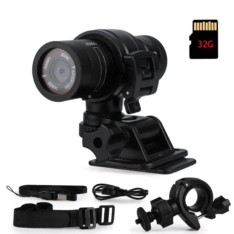 Small Action Camera HD 1080p Waterproof Mini Outdoor Bike Motorcycle Helmet Sports Action Camera Video Dv Camcorder Car Recorder
