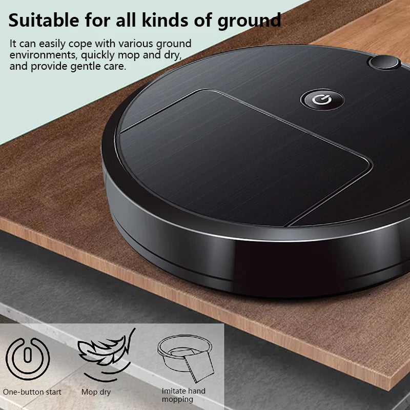 Xiaomi 3-in-1 Smart Sweeping Robot Usb Charging Fully Automatic Cleaning Machine Mopping Machine Household Vacuum Cleaner