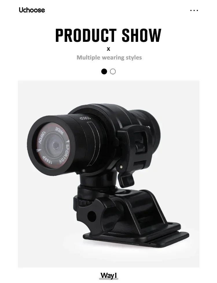 Small Action Camera HD 1080p Waterproof Mini Outdoor Bike Motorcycle Helmet Sports Action Camera Video Dv Camcorder Car Recorder