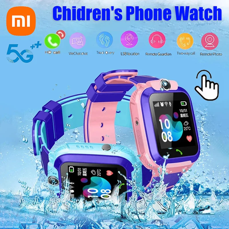 Xiaomi Kids 5G Smart Watch SOS GPS Location Sim Card Call Child SmartWatch Camera Waterproof Boys Girls Gift For IOS Android