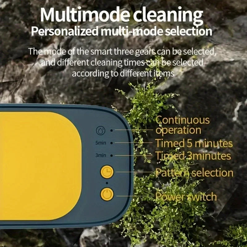 Xiaomi MIJIA 360° Ultrasonic Glasses Cleaning Machine 45KHZ Ultrasound Jewelry Cleaner Machine High Frequency Ultrasonic Cleaner