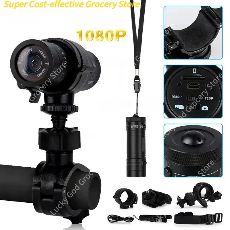 Small Action Camera HD 1080p Waterproof Mini Outdoor Bike Motorcycle Helmet Sports Action Camera Video Dv Camcorder Car Recorder