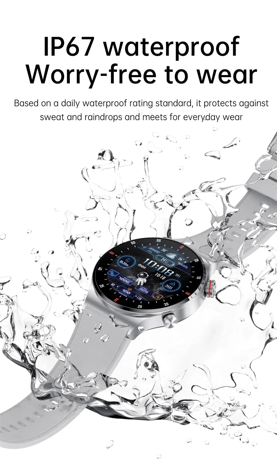 For Huawei GPS NFC ECG+PPG Smart Watch Men Bluetooth Call Fitness Tracker 100+ Sports Mode IP68 Waterproof Smartwatch Man 2025