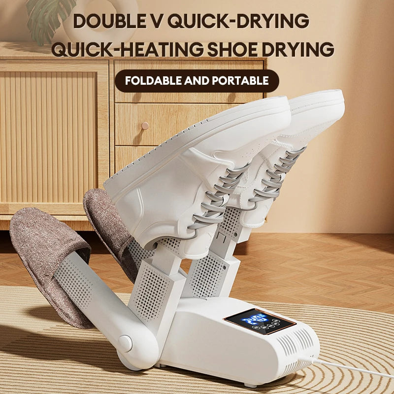 220V Shoe dryer Electric drying Dual V Bracker Foot Boot dryer Fast Smart Display Shoes Dry Constant Temperature Boot dryer EU