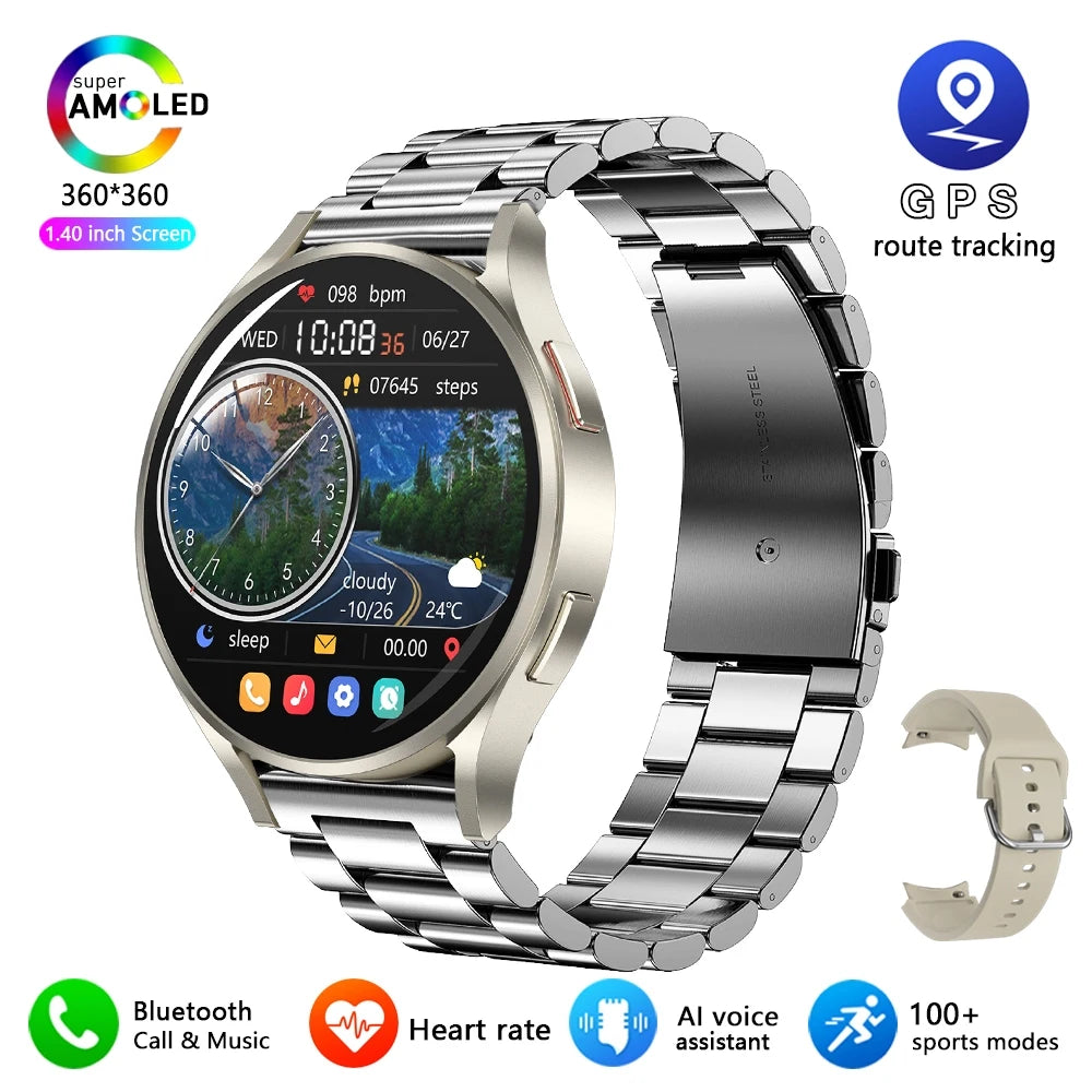 2025 New Smart Watch 7 Ultra GPS Smartwatch Men Heart Rate Waterproof BT Calling Fashion Women Smartwatch For Android IOS
