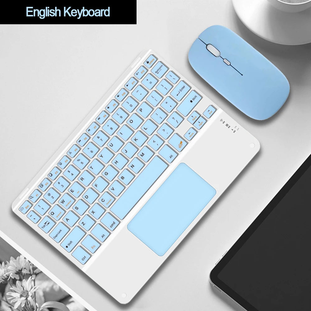Touchpad Bluetooth Keyboard For Smart Phone PC Computer Laptop Wireless Keyboard  For iOS Android Windows for iPad Keyoboard