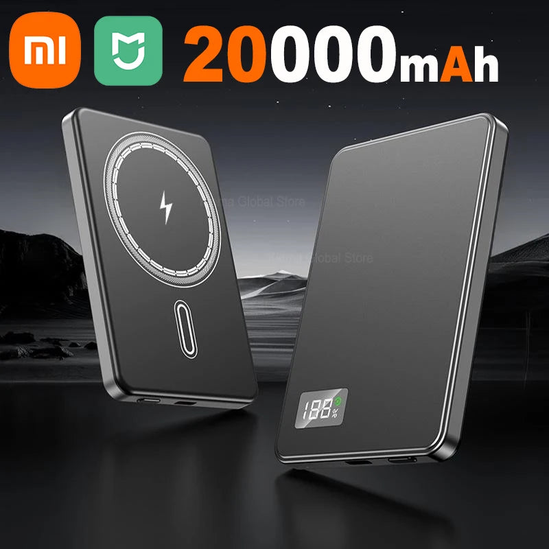 Xiaomi Mijia 50000mAh Portable Magnetic Wireless PowerBank PD22.5W Fast Charging External Battery for Magsafe For iPhone Samsung