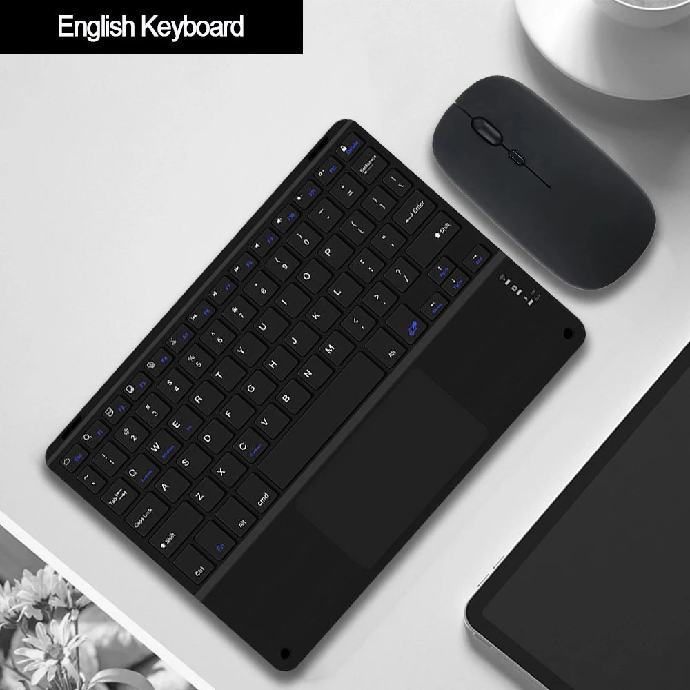 Touchpad Bluetooth Keyboard For Smart Phone PC Computer Laptop Wireless Keyboard  For iOS Android Windows for iPad Keyoboard