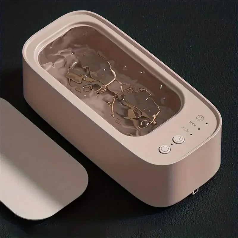 Xiaomi MIJIA 360° Ultrasonic Glasses Cleaning Machine 45KHZ Ultrasound Jewelry Cleaner Machine High Frequency Ultrasonic Cleaner