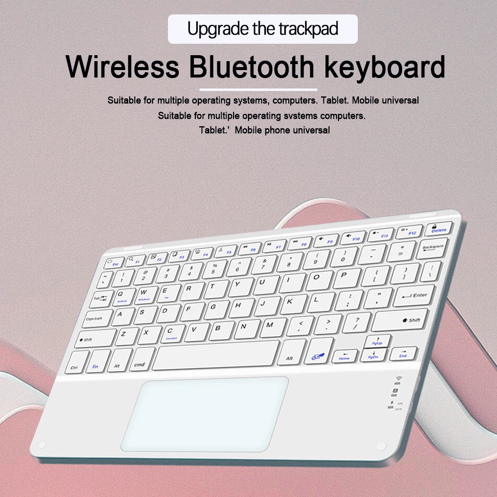 Touchpad Bluetooth Keyboard For Smart Phone PC Computer Laptop Wireless Keyboard  For iOS Android Windows for iPad Keyoboard