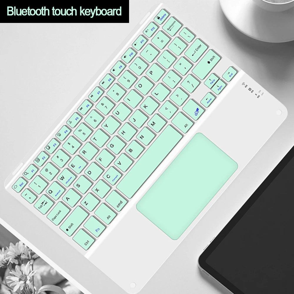 Touchpad Bluetooth Keyboard For Smart Phone PC Computer Laptop Wireless Keyboard  For iOS Android Windows for iPad Keyoboard