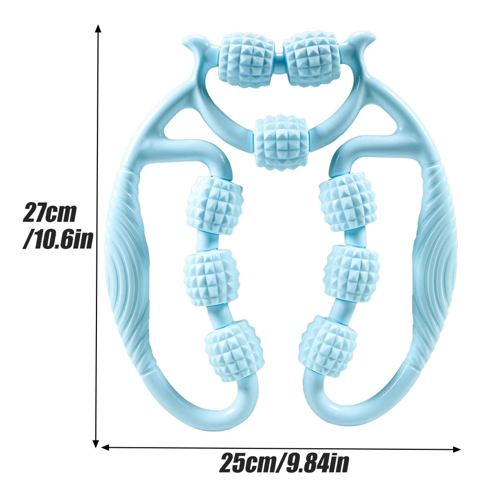 Massage Roller for Neck Thigh Calf and Leg, Personal Muscle Handheld Deep Tissue Trigger Point Foam Myofacial Tools Pro Recovery