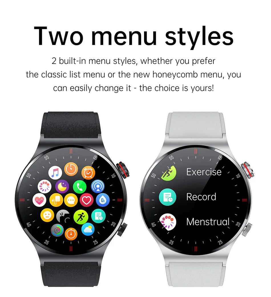 For Huawei GPS NFC ECG+PPG Smart Watch Men Bluetooth Call Fitness Tracker 100+ Sports Mode IP68 Waterproof Smartwatch Man 2025