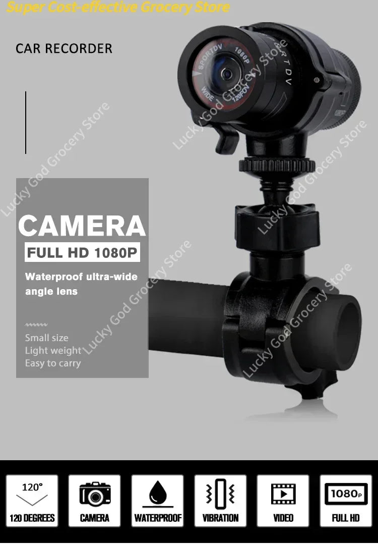 Small Action Camera HD 1080p Waterproof Mini Outdoor Bike Motorcycle Helmet Sports Action Camera Video Dv Camcorder Car Recorder