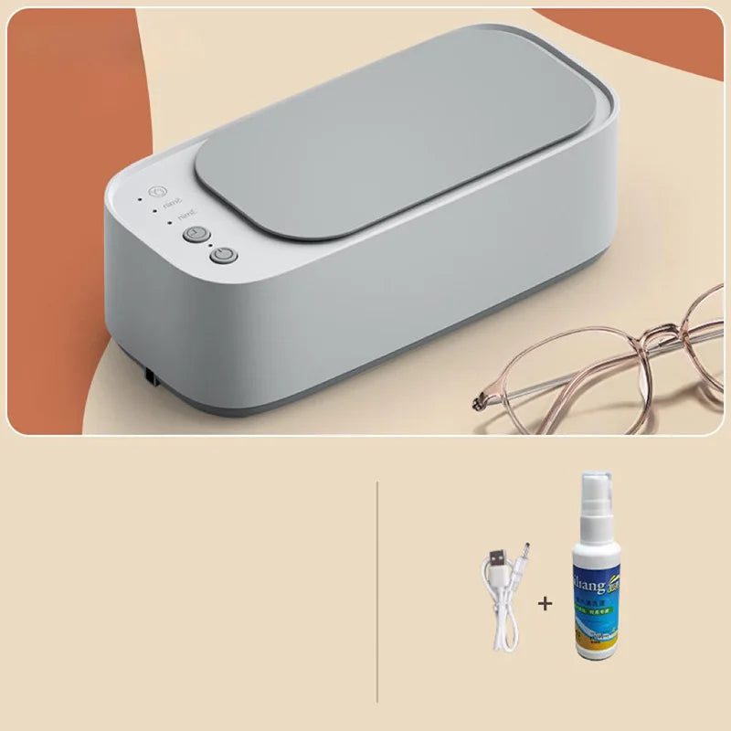 Xiaomi MIJIA 360° Ultrasonic Glasses Cleaning Machine 45KHZ Ultrasound Jewelry Cleaner Machine High Frequency Ultrasonic Cleaner