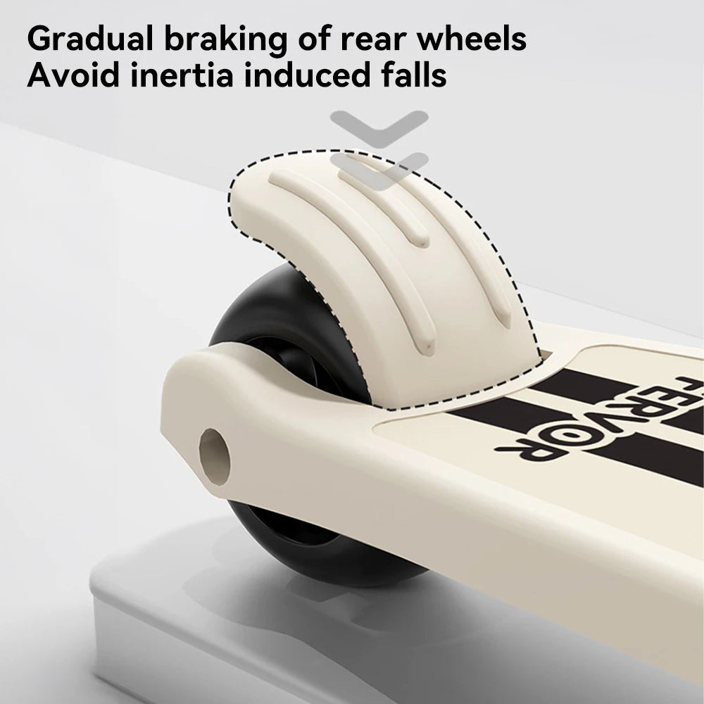 Children's Scooter Sit or Stand Ride with Flashing wheels Music Lights Foldable Seat for Boys and Girls Ages 3-10 Years Old